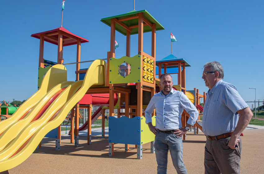 Hamarosan megnyílik a Rábaköz legnagyobb játszótere